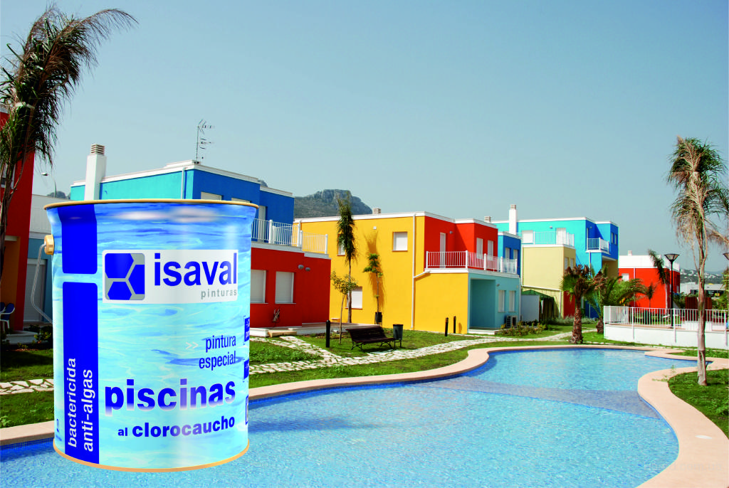 Фарба ISAVAL Акрилова для басейнів 4 л блакитний - для басейнів, ставків і резервуарів